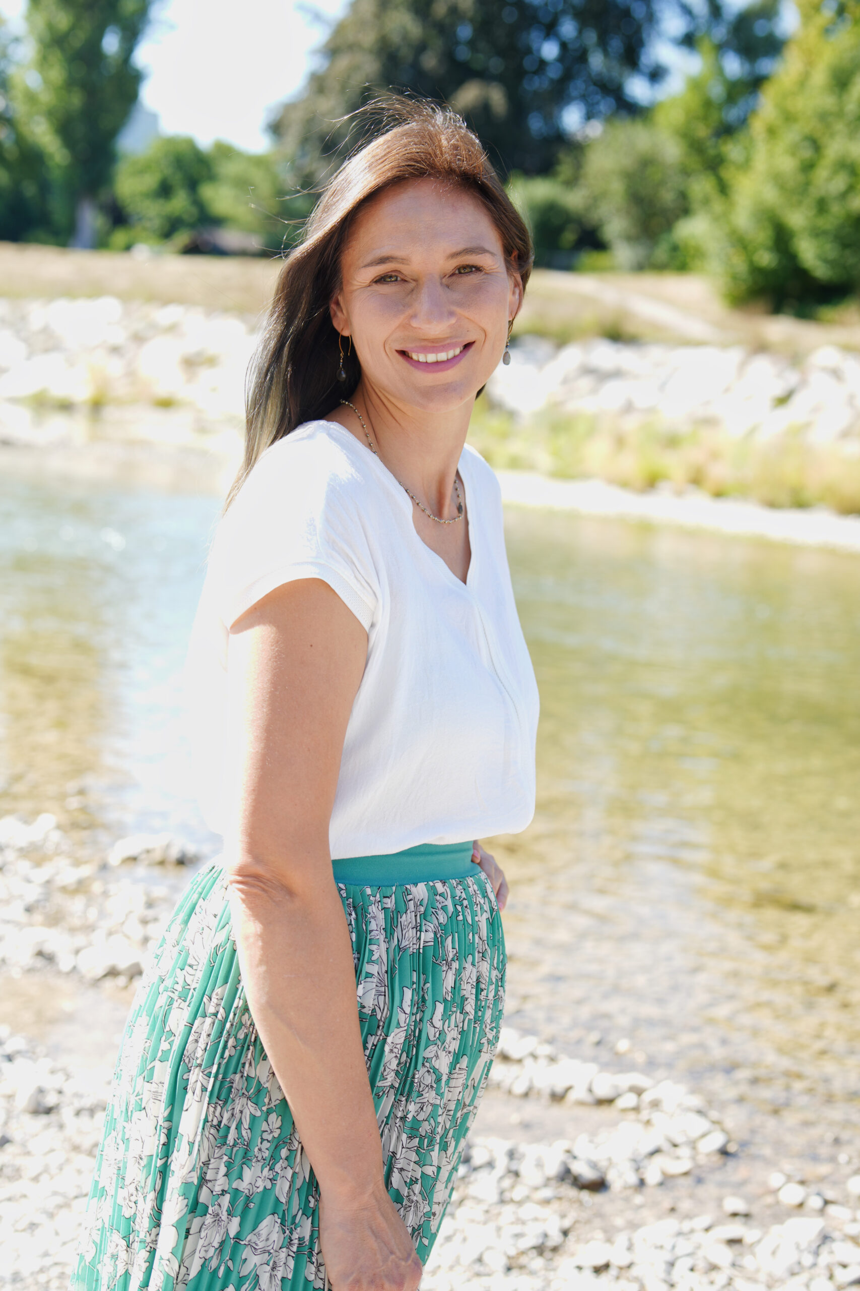 Karoline Taffertshofer in ihrer Praxis in Tutzing-Monatshausen